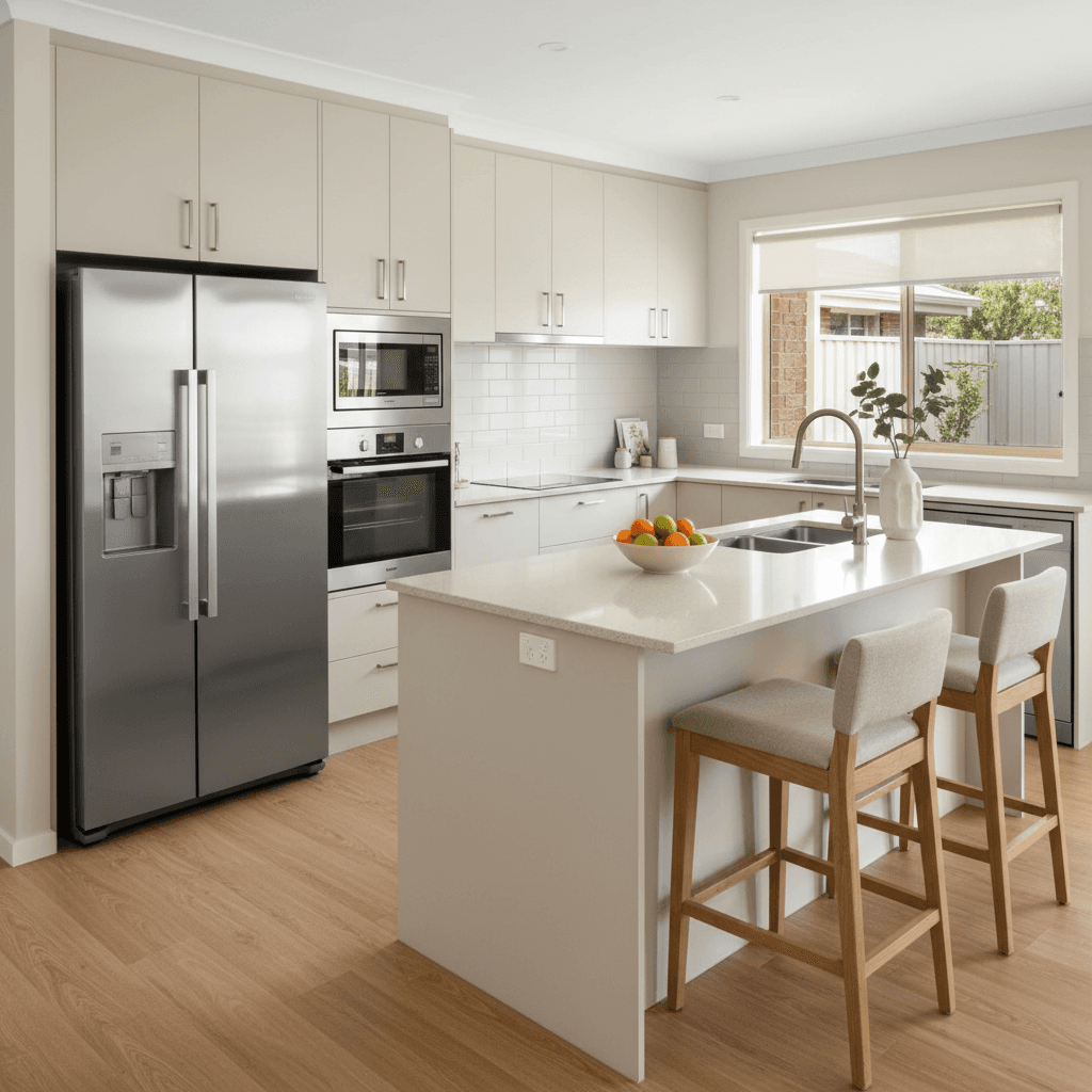 Professionally styled kitchen in retirement village